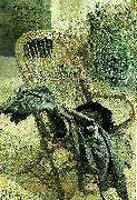 Carl Larsson korgstol med kladesplagg china oil painting artist
